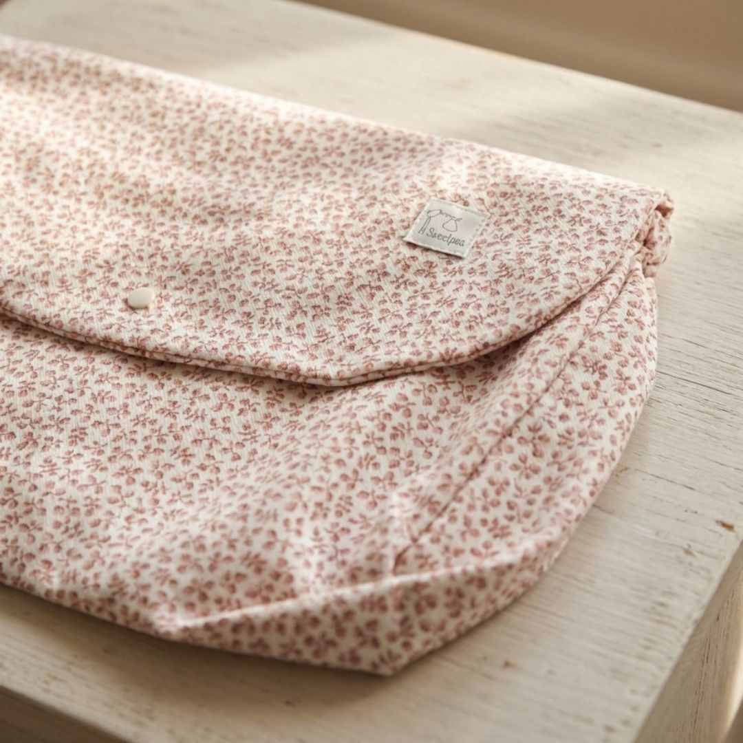 Bolsa muda Florecitas Rosa