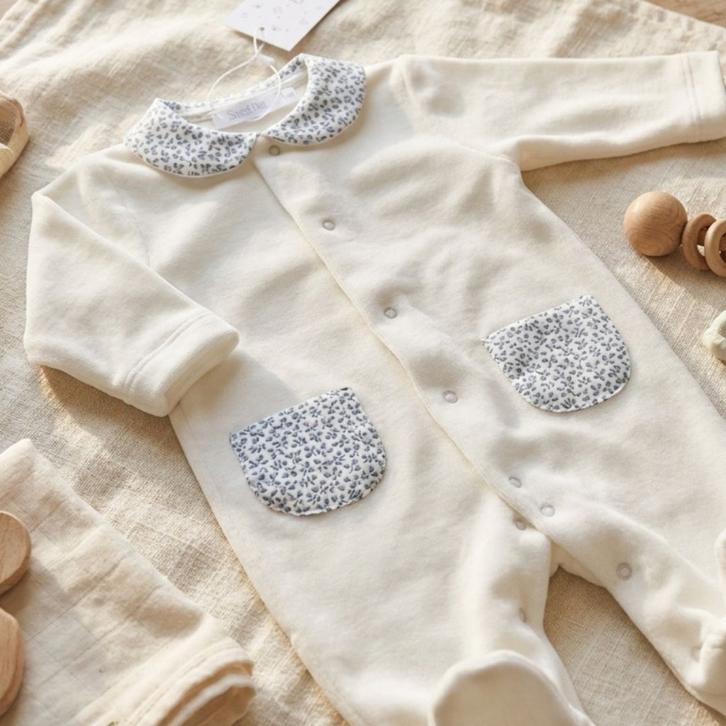 Pijamita Florecitas Azul