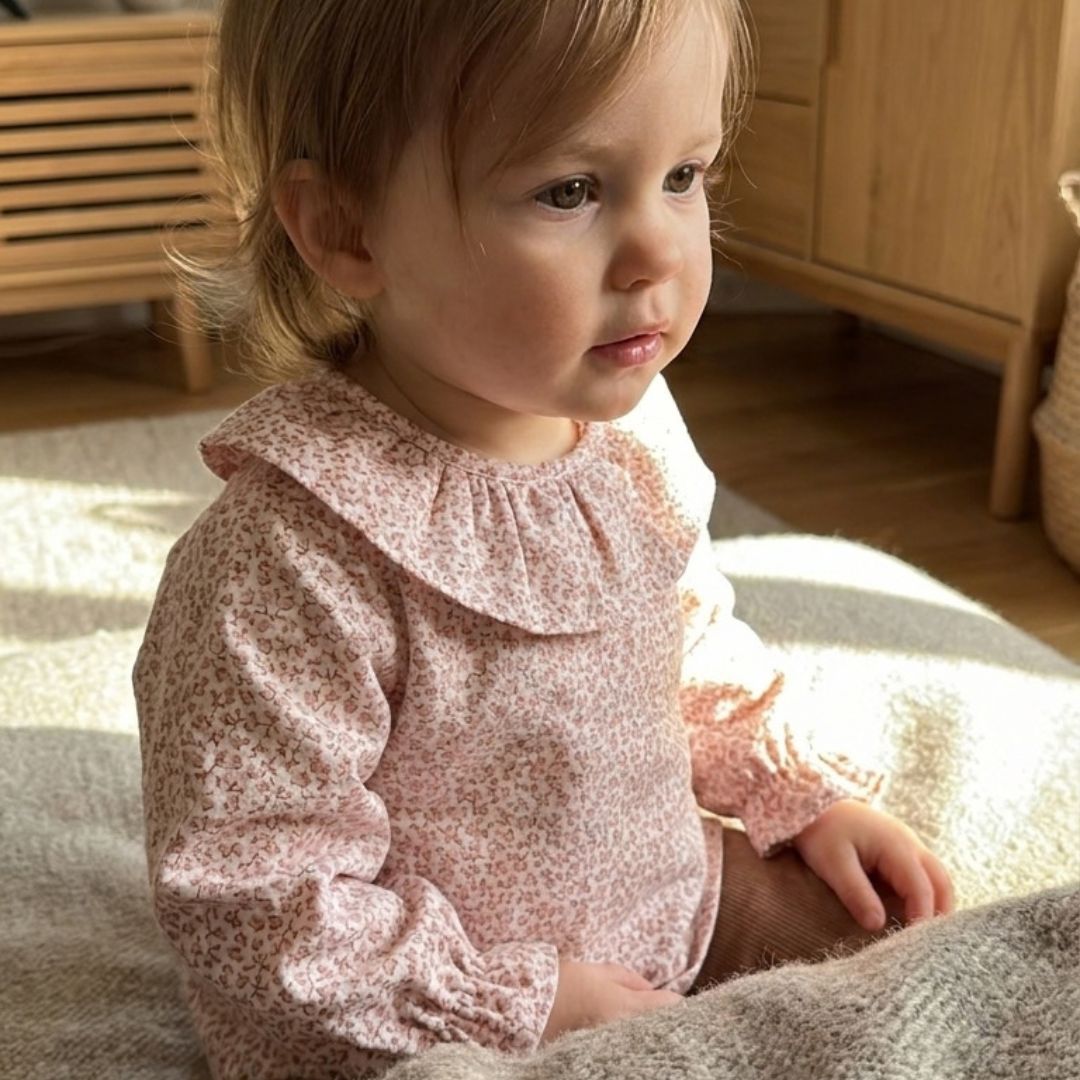 Camisita Florecitas Rosa