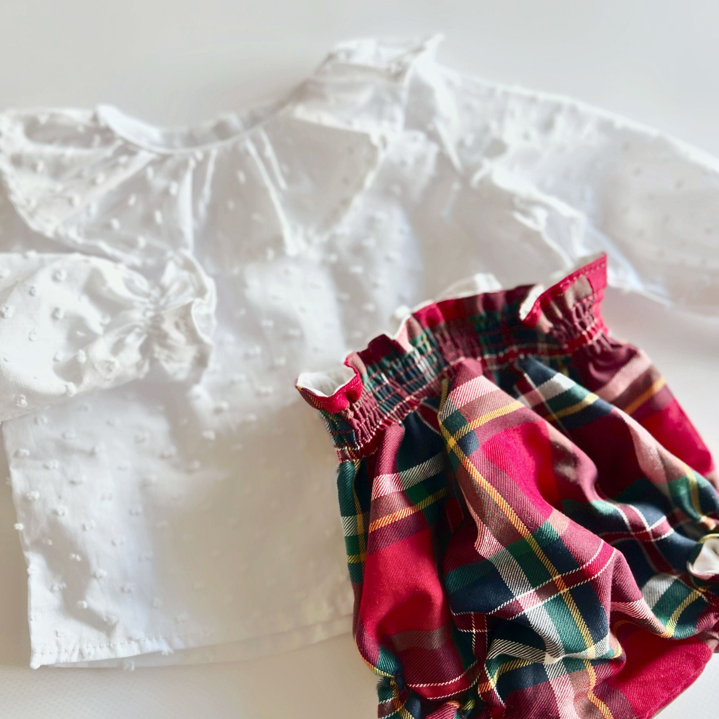 Camisita Plumeti Blanca