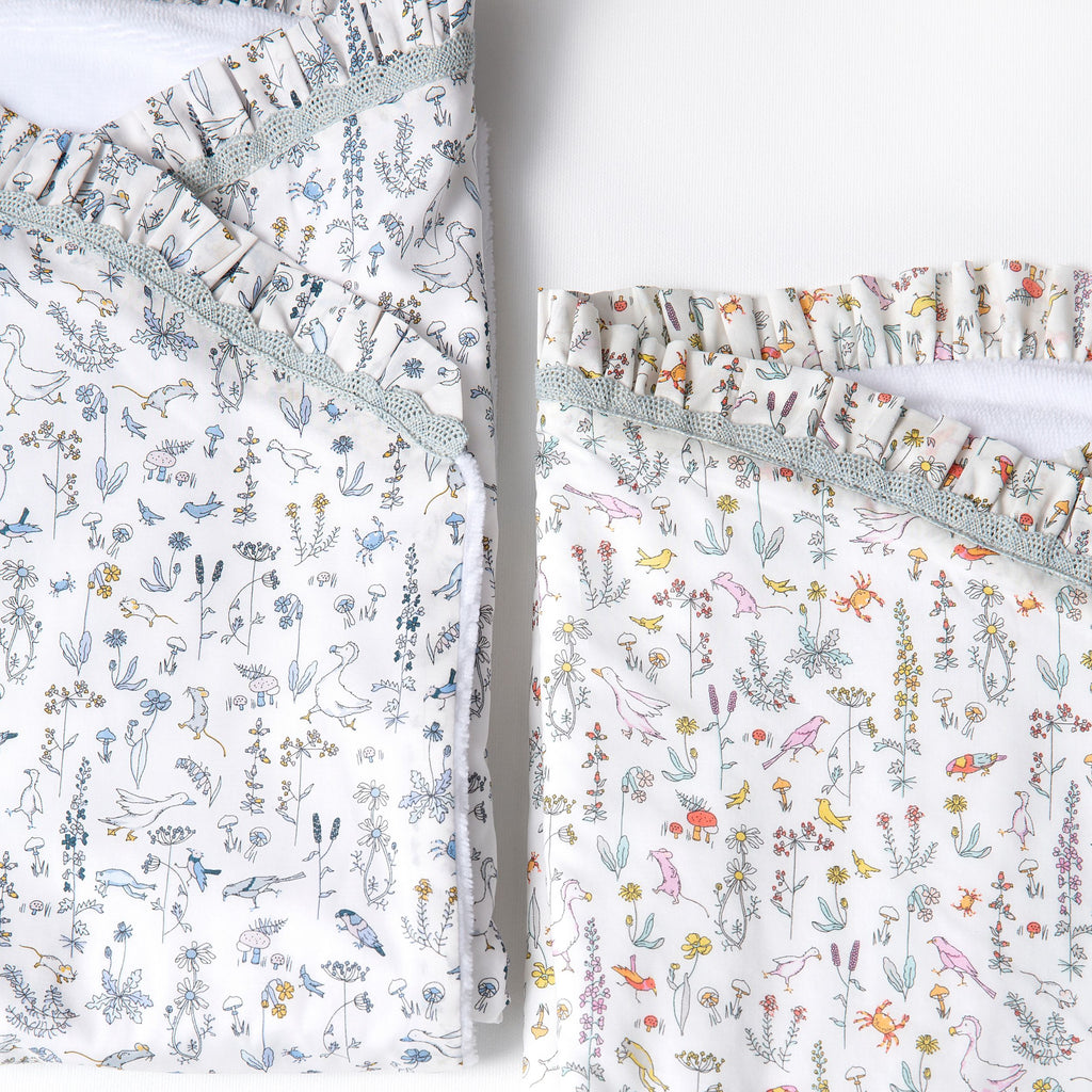 Arrullo Liberty Animales Azul