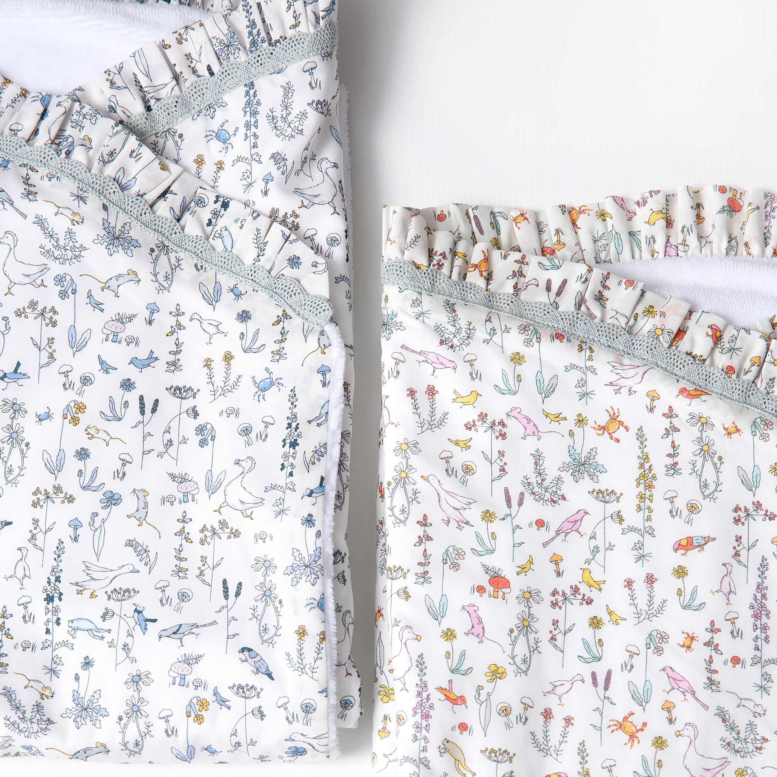 Arrullo Liberty Animales Azul