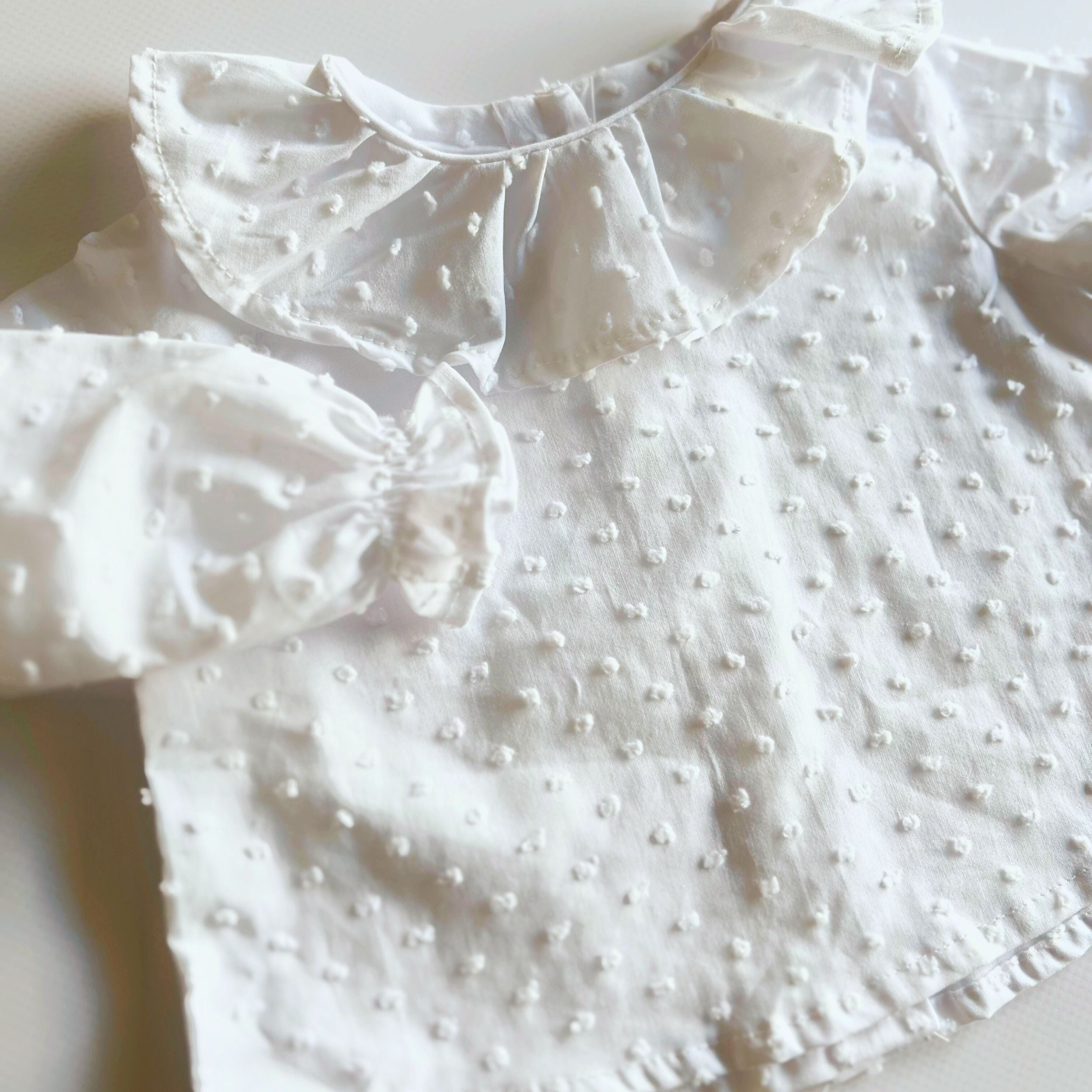 Camisita Plumeti Blanca