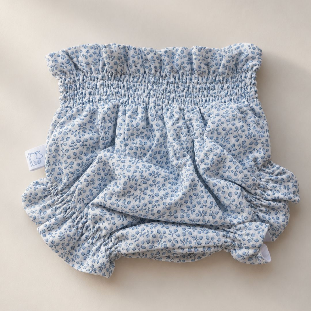 Culotte Florecitas Azul