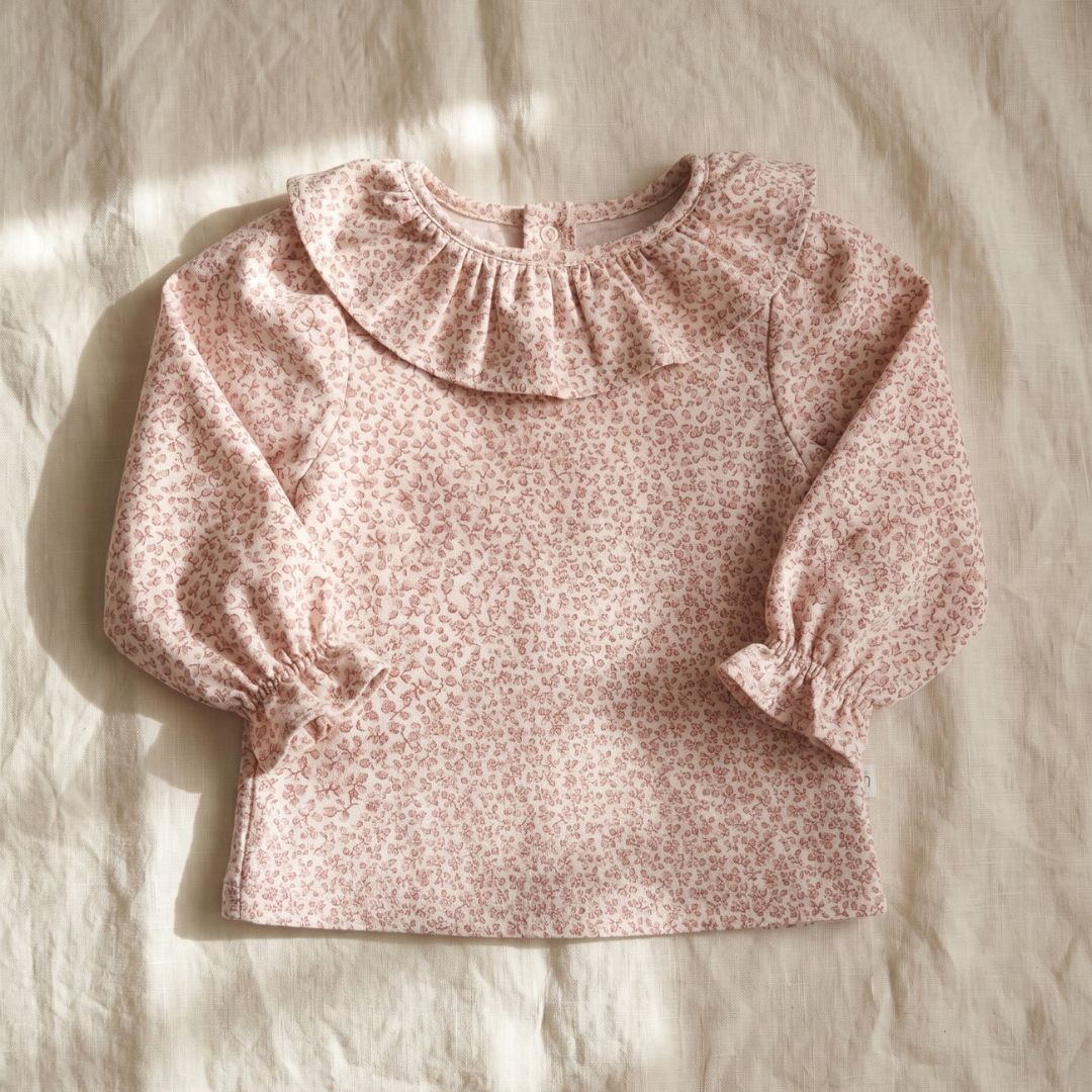 Camisita Florecitas Rosa