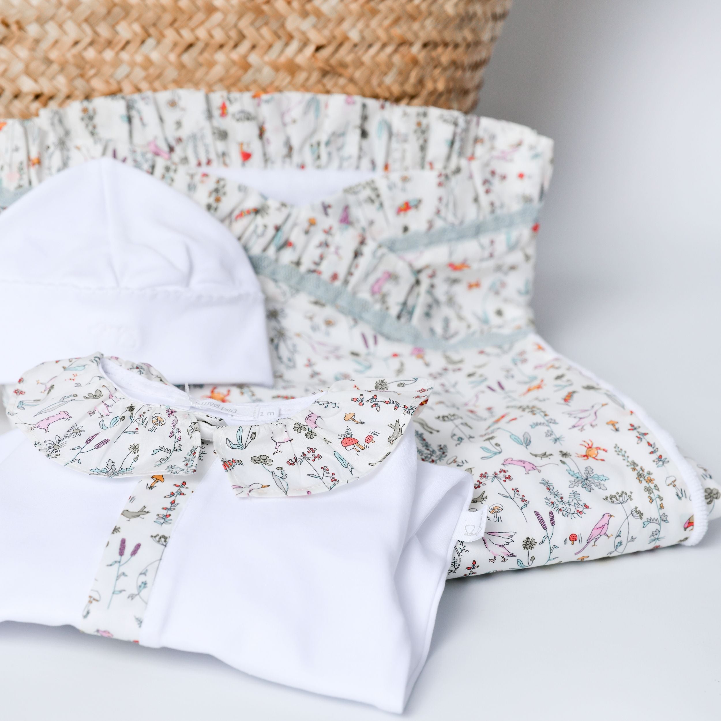 Pijamita Liberty Animales Rosa