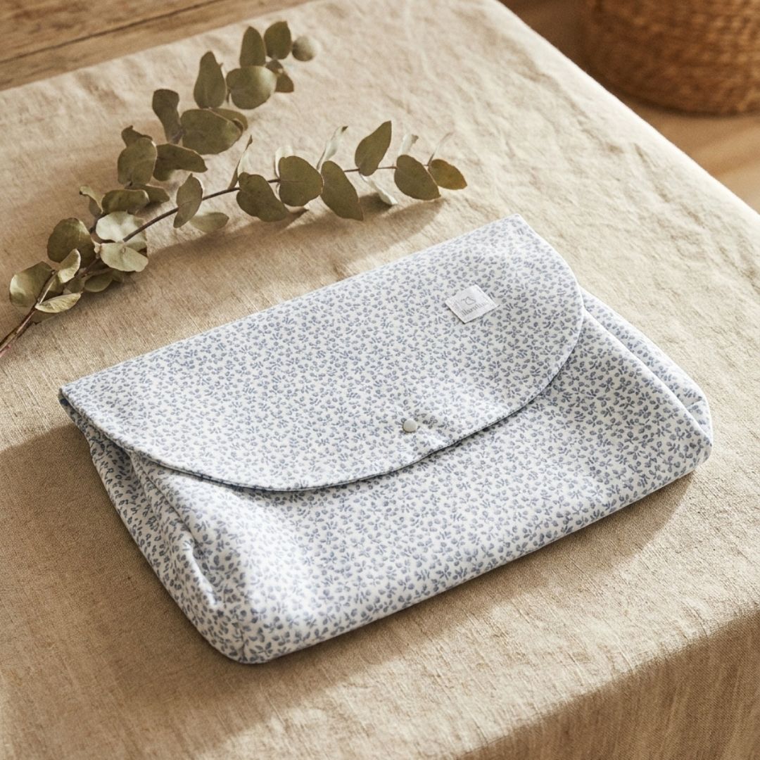 Bolsa muda Florecitas Azul
