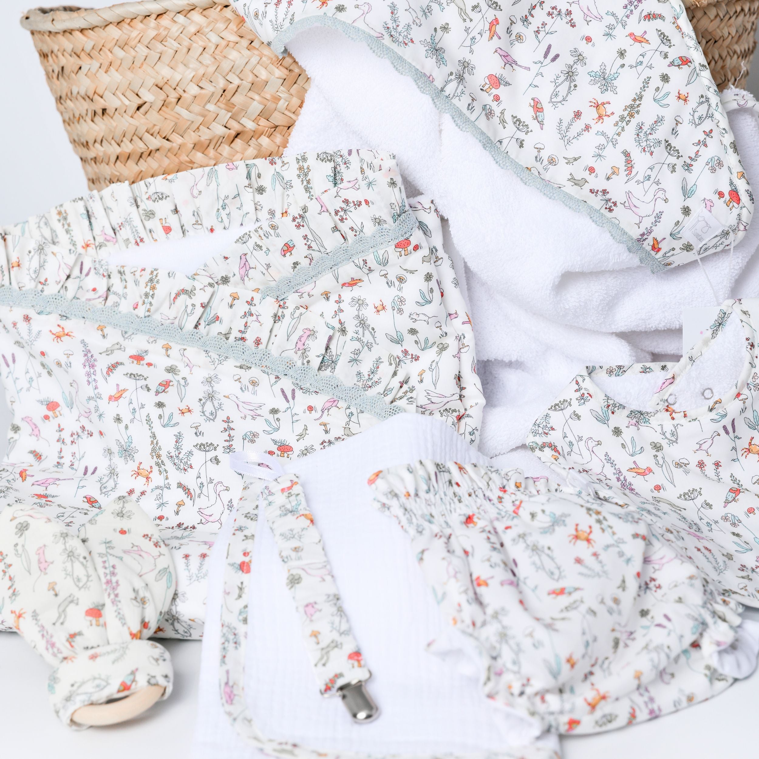 Chupetero goma  Liberty Animales Rosa