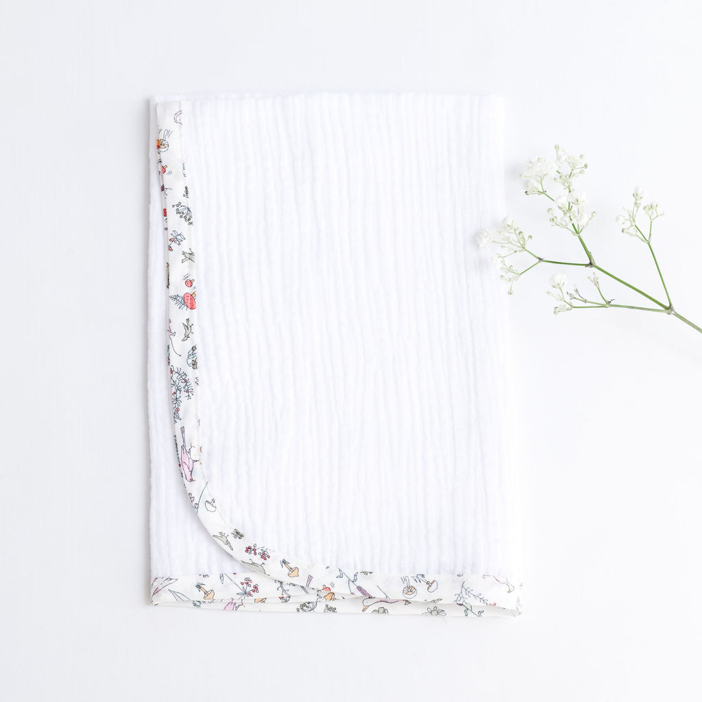 Muselina Liberty Animales Rosa