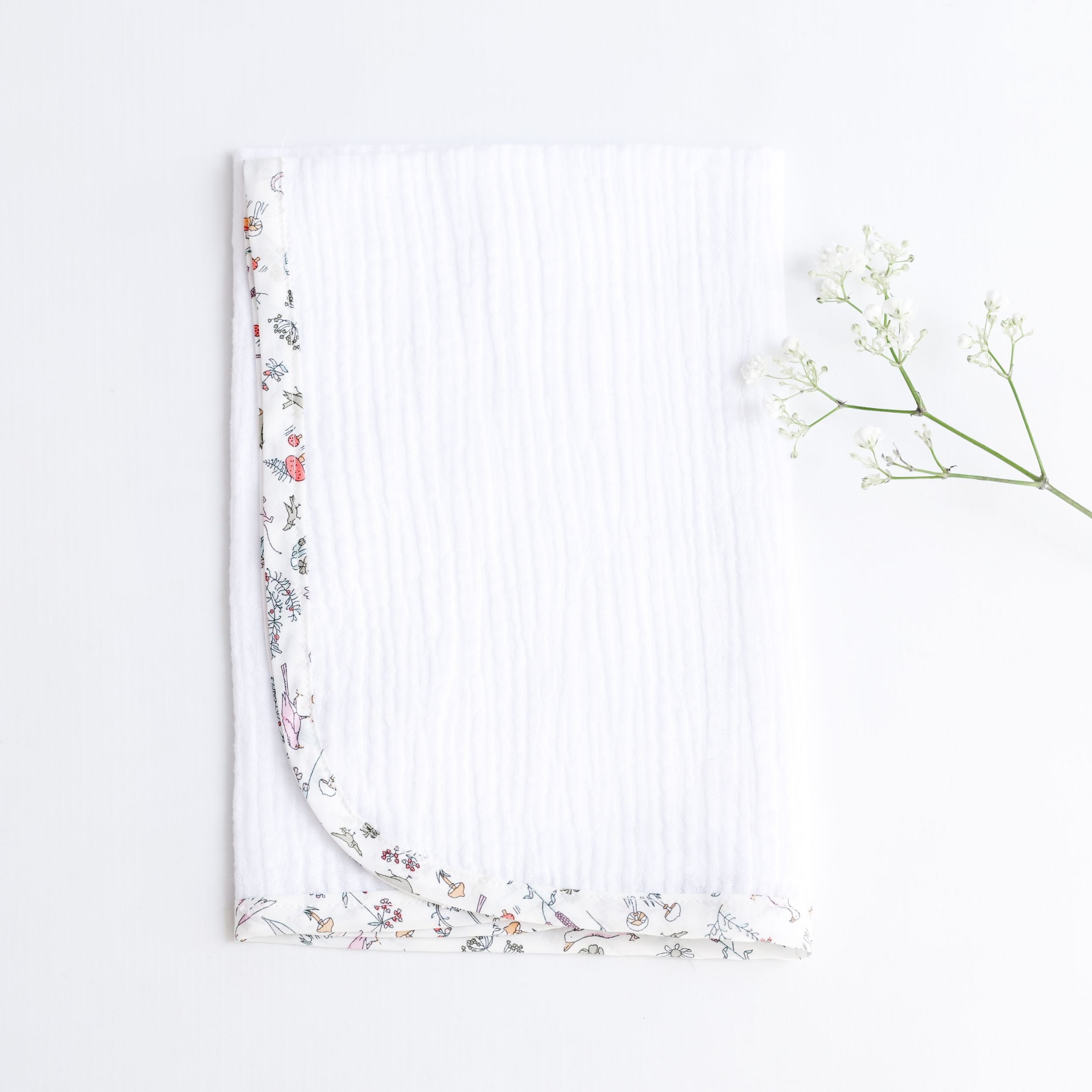 Muselina Liberty Animales Rosa