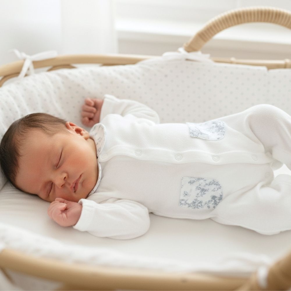 Boy's pajamas + coordinated baby pajamas, blue