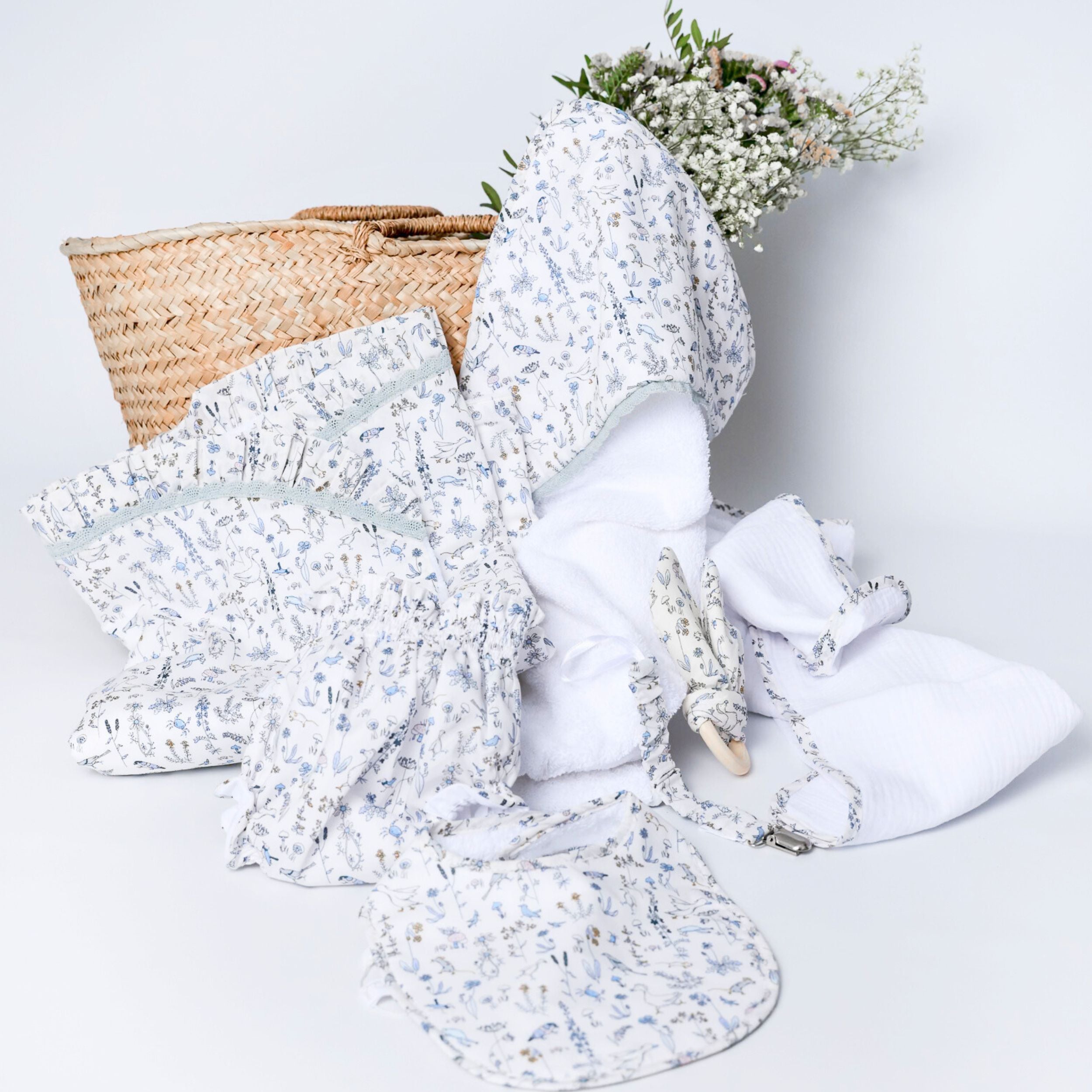 Muselina Liberty Animales Azul