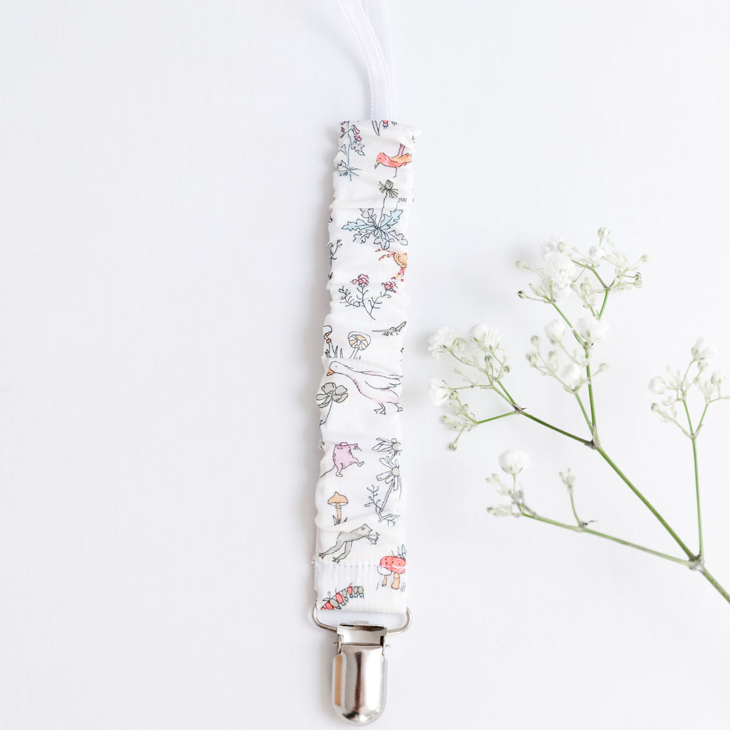 Chupetero goma  Liberty Animales Rosa