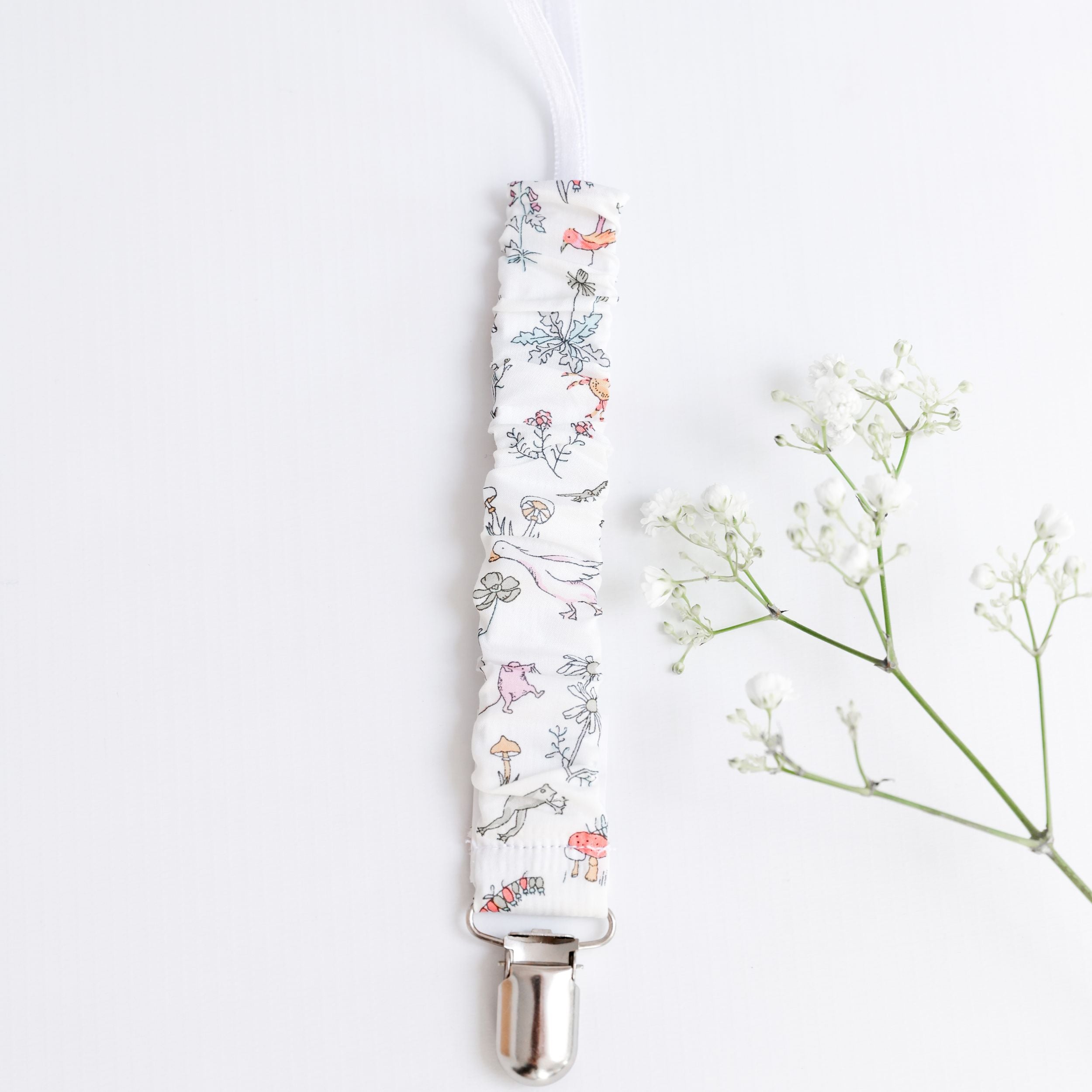 Chupetero goma  Liberty Animales Rosa