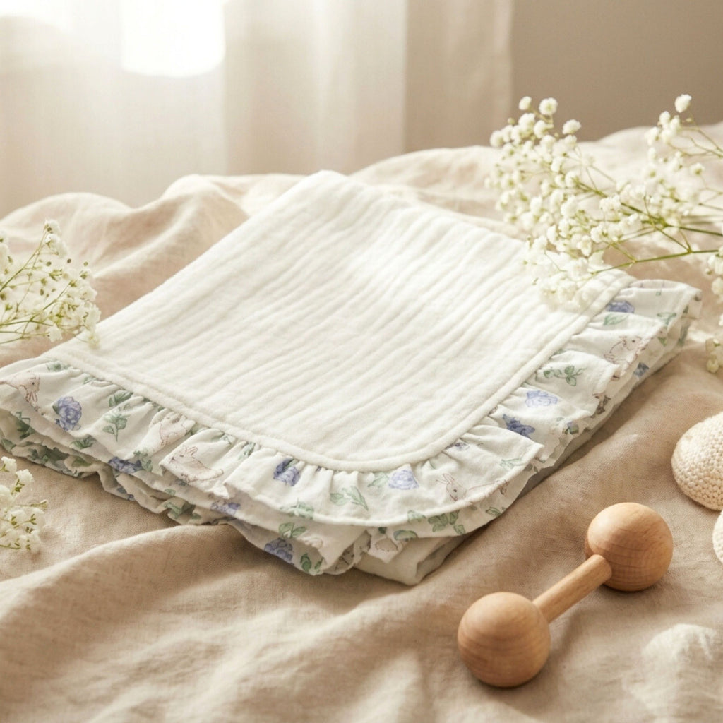 Muselina con volante Lapin - Sweetpea