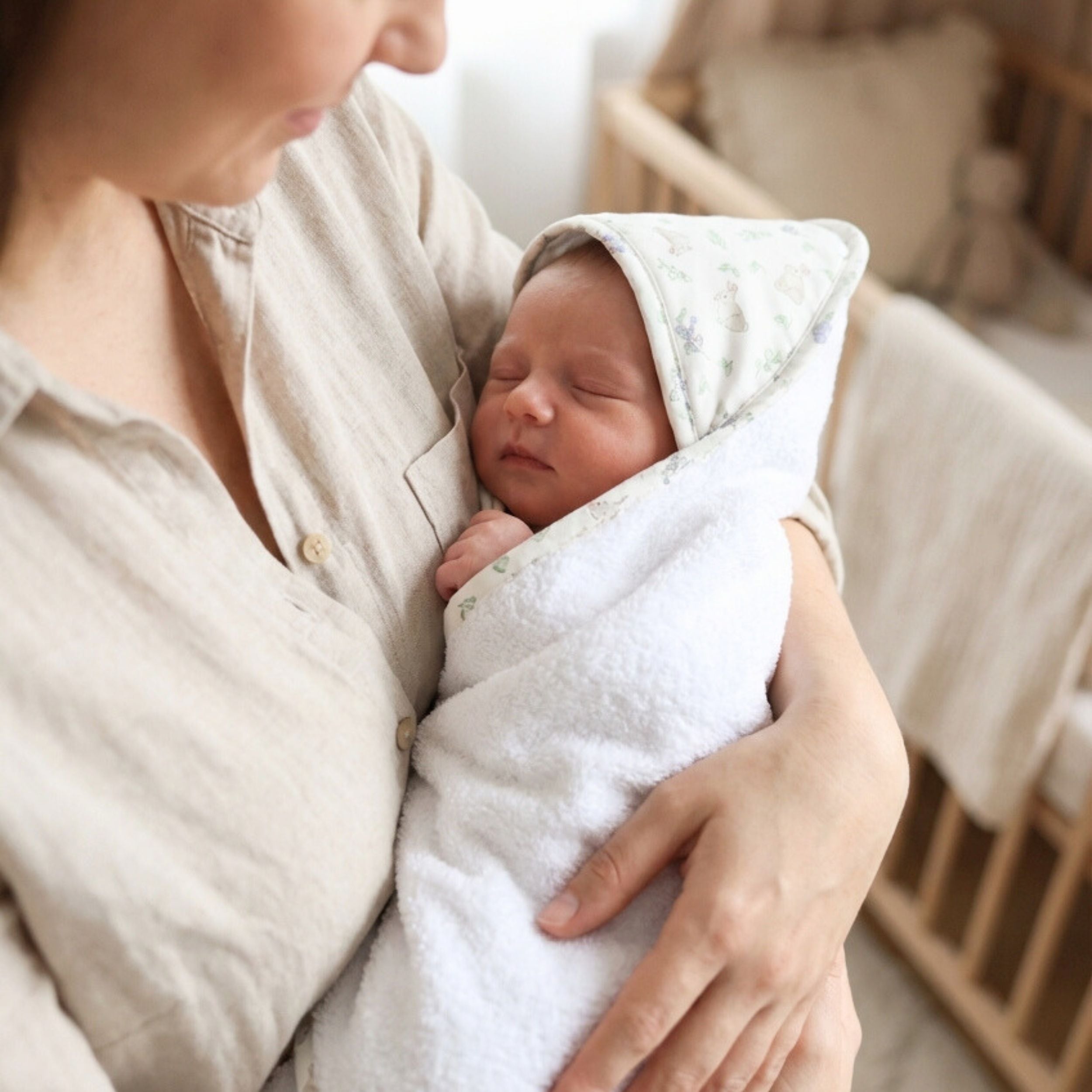 Toalla con capucha Lapin