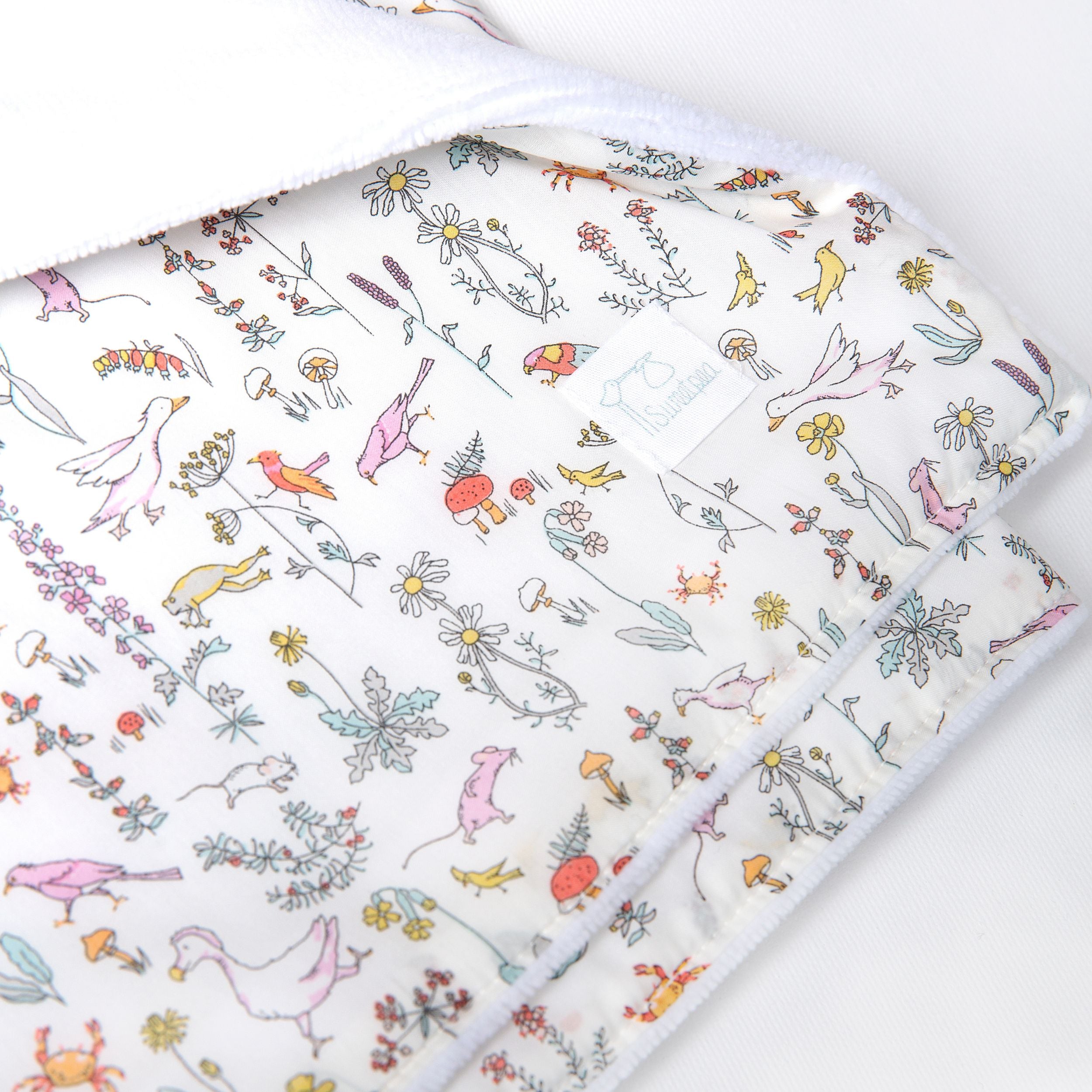 Pijamita Liberty Animales Rosa + Gorrito + Arrullo