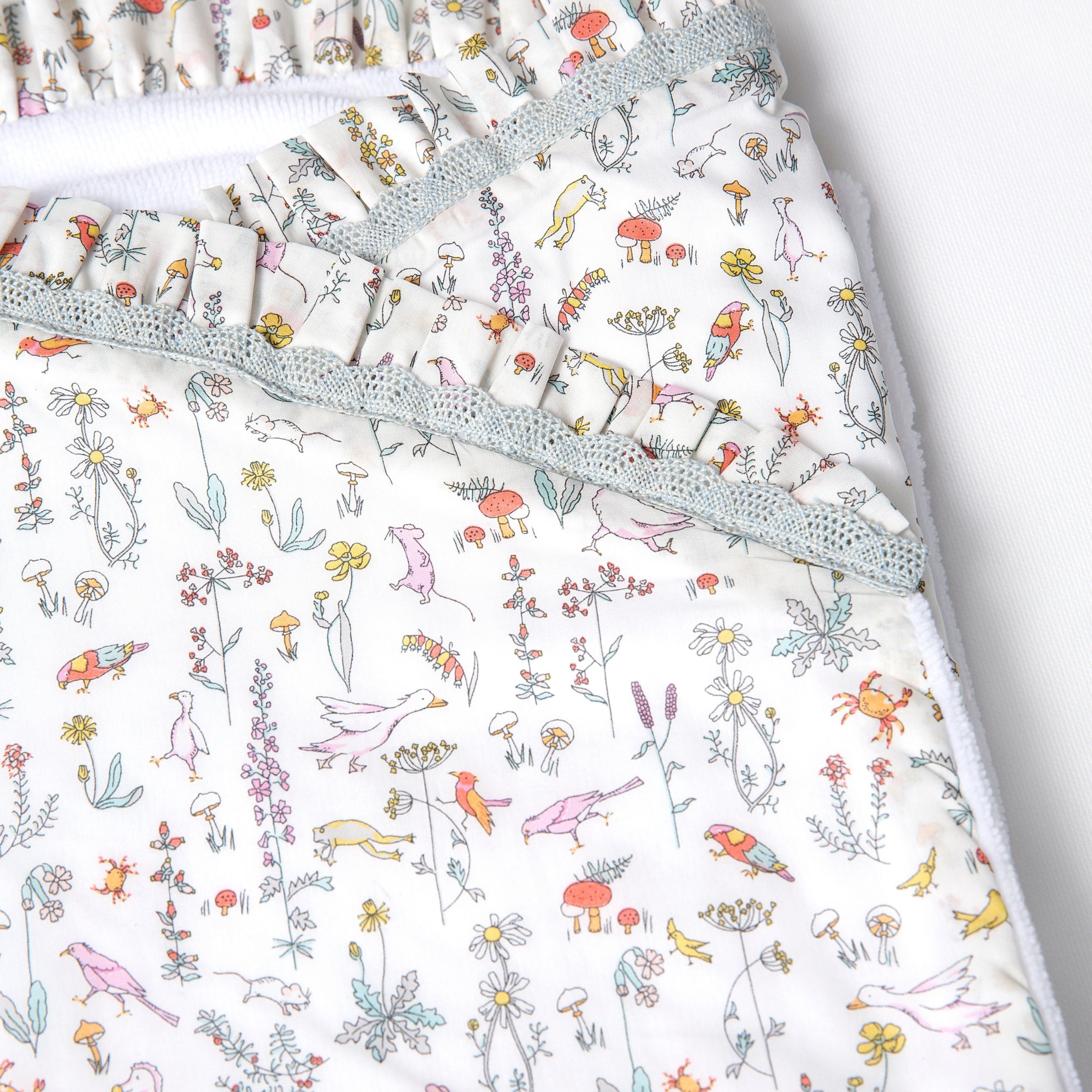 Arrullo Liberty Animales Rosa