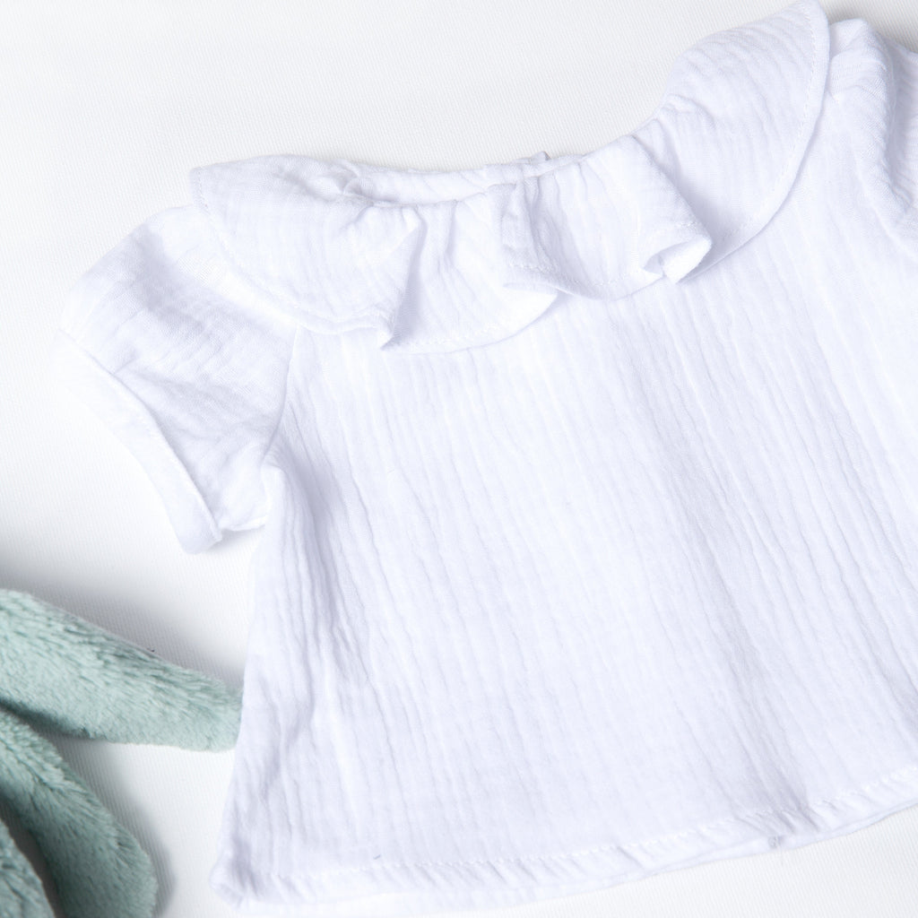 Camisita Bámbula Blanca manga corta - Sweetpea