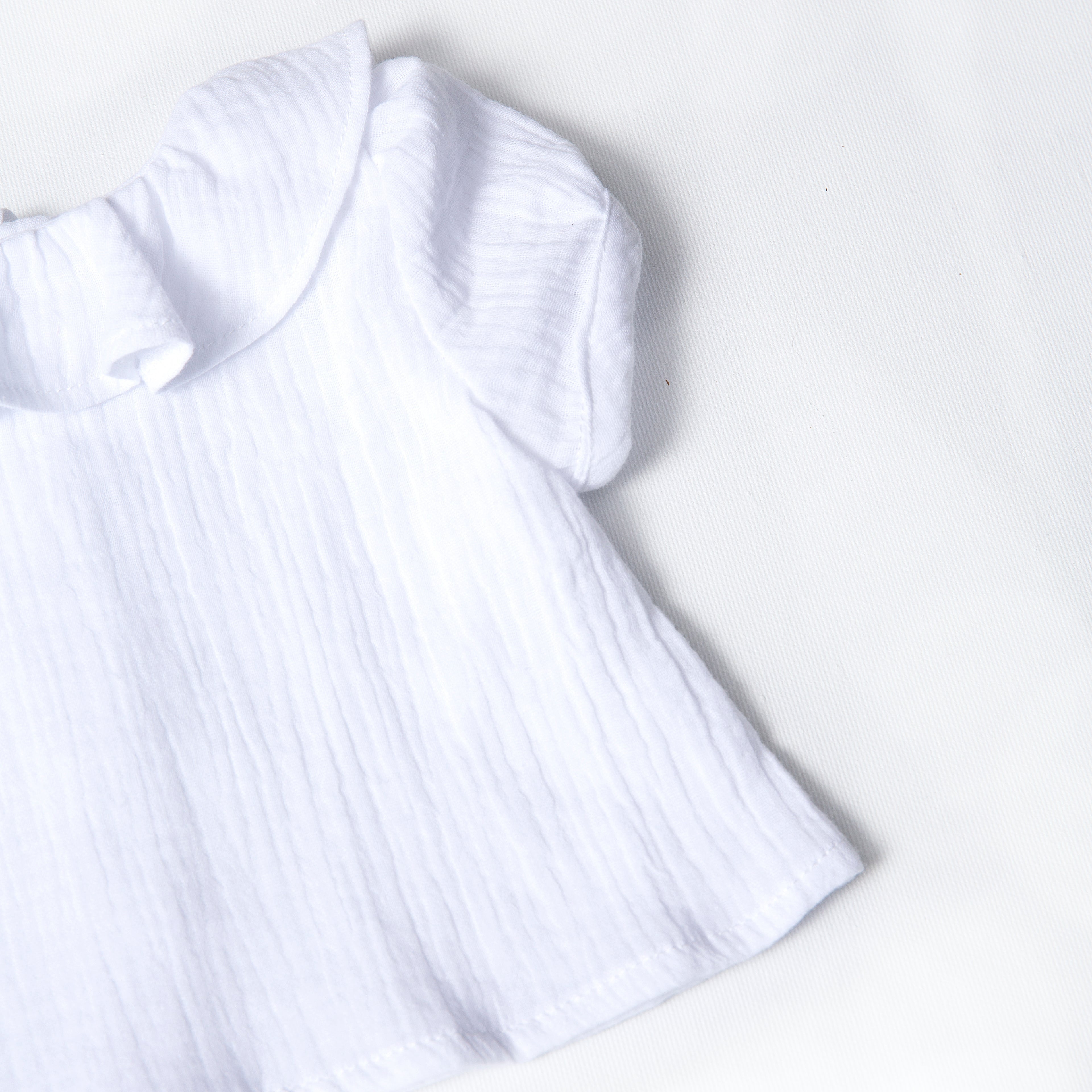 Camisita Bámbula Blanca manga corta - Sweetpea