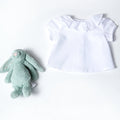 Camisita Plumeti Blanca manga corta - Sweetpea
