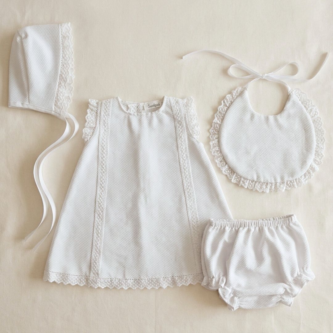 Babero de Piqué Blanco