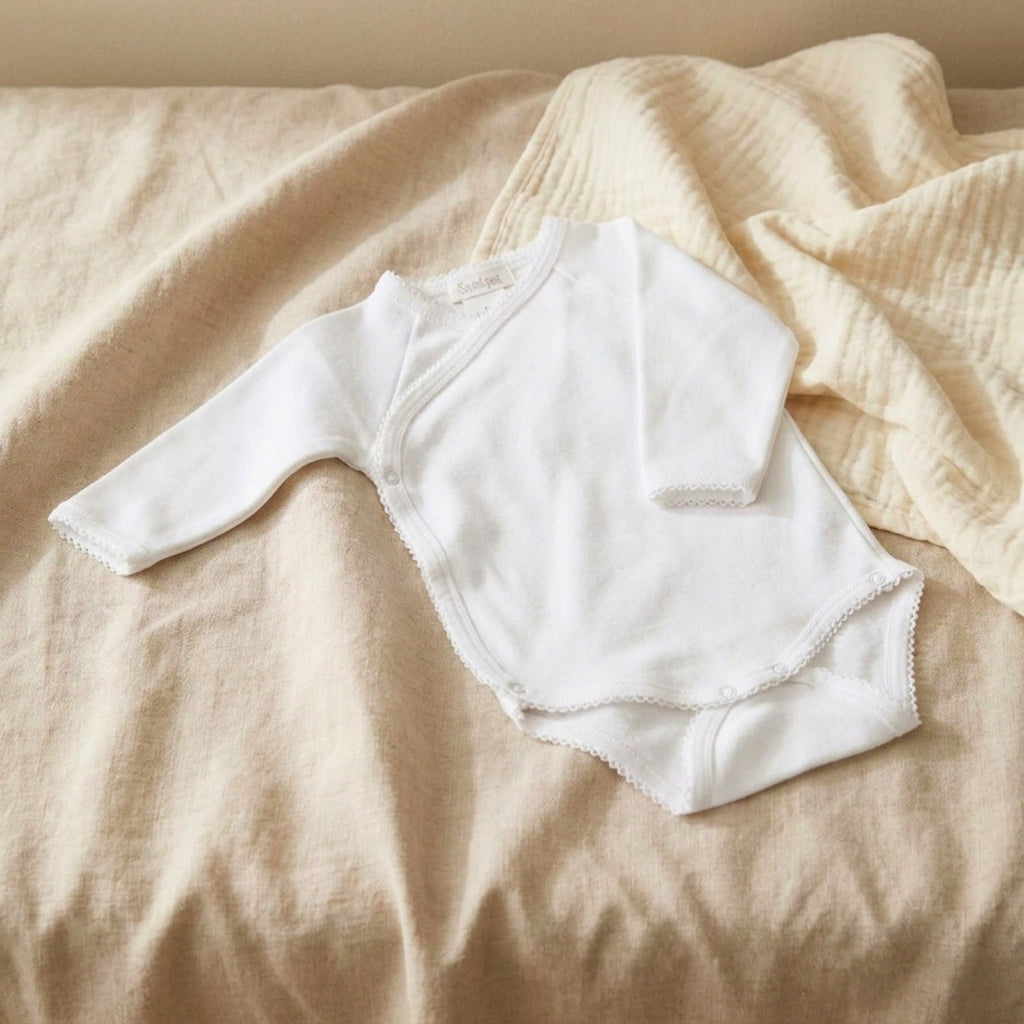 Body cruzado algodón blanco