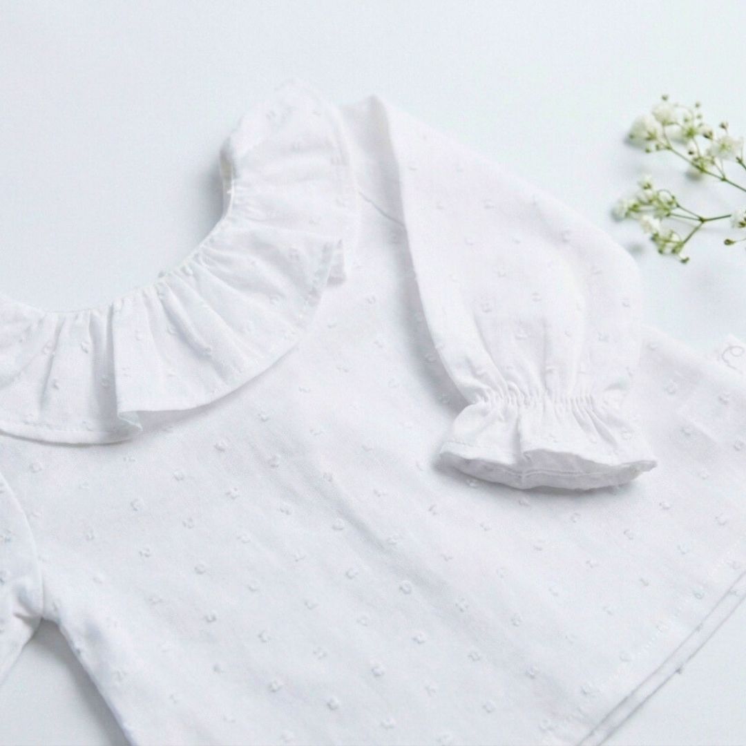 Camisita Plumeti Blanca