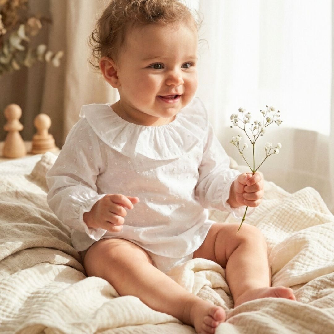 Camisita Plumeti Blanca