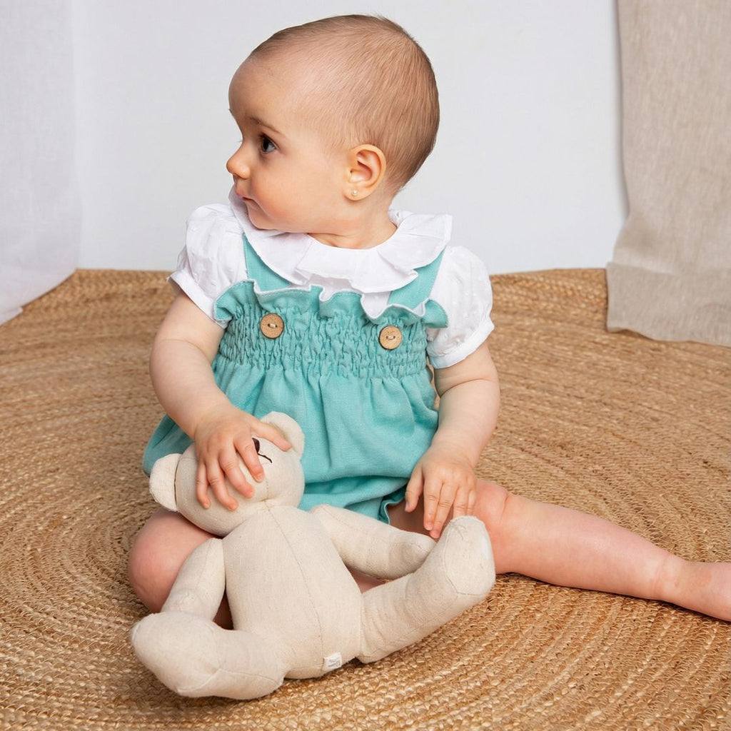 Culotte Alto Lino Verde