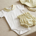 Conjunto Campari Amarillo body y culotte
