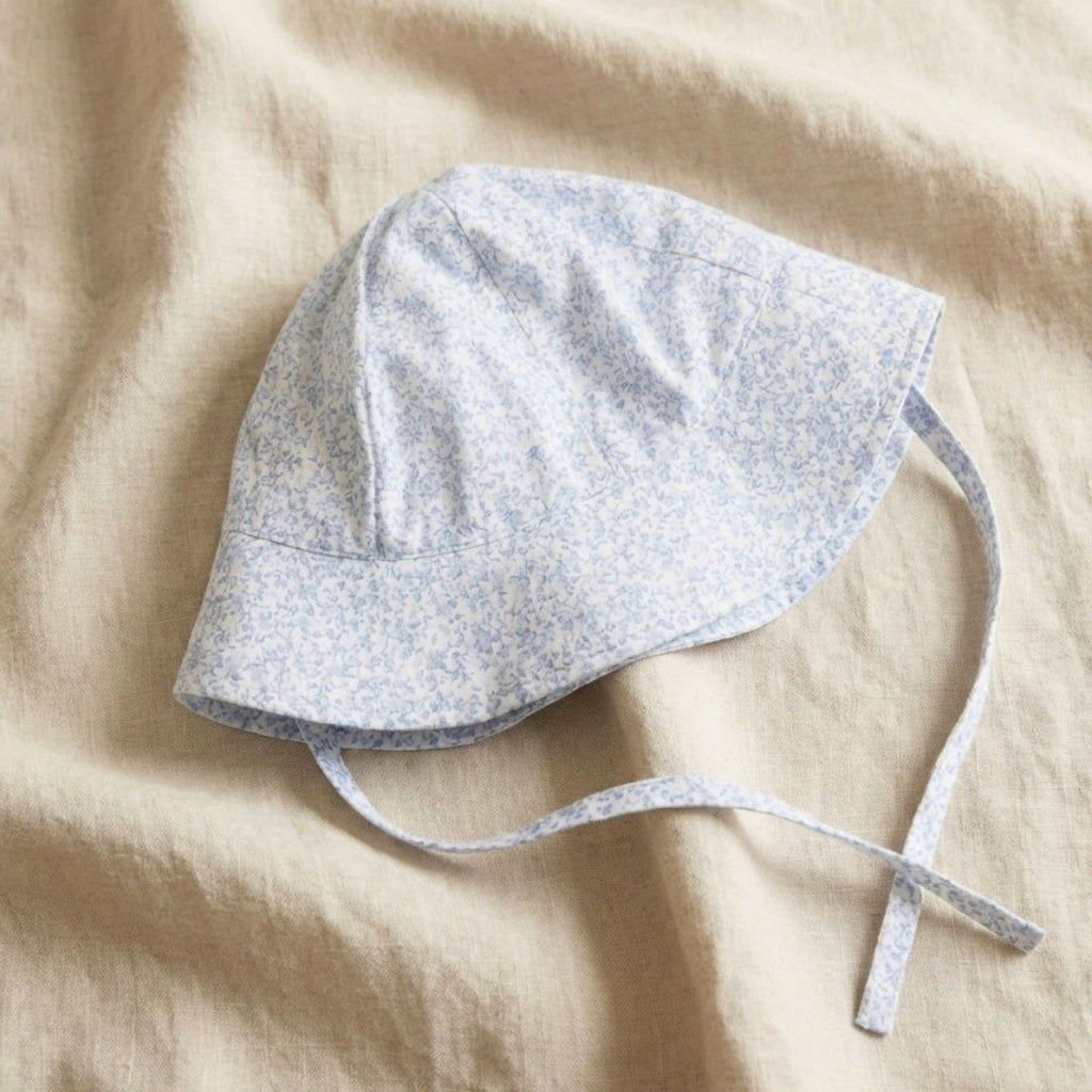 Conjunto Campari Azul completo body, culotte y gorrito para sol