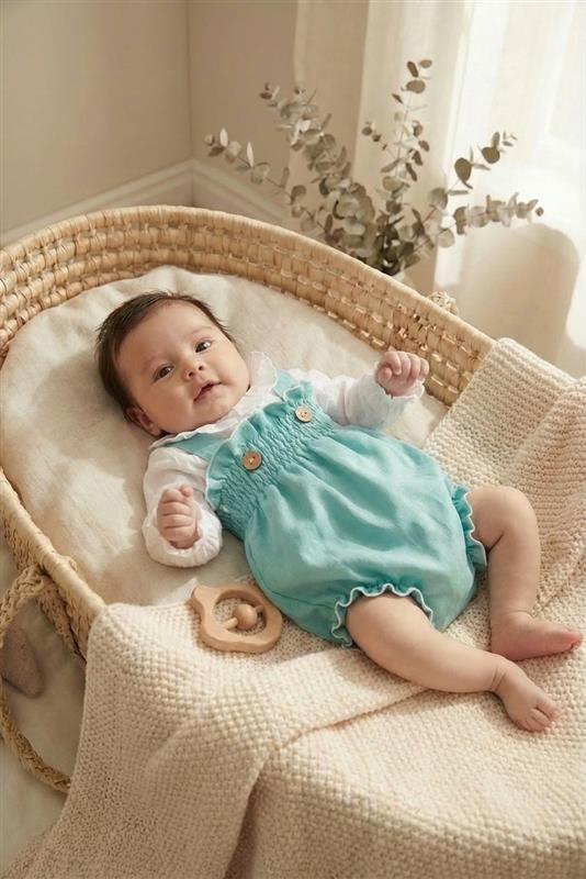 Camisita Bámbula Blanca + Culotte Alto Lino