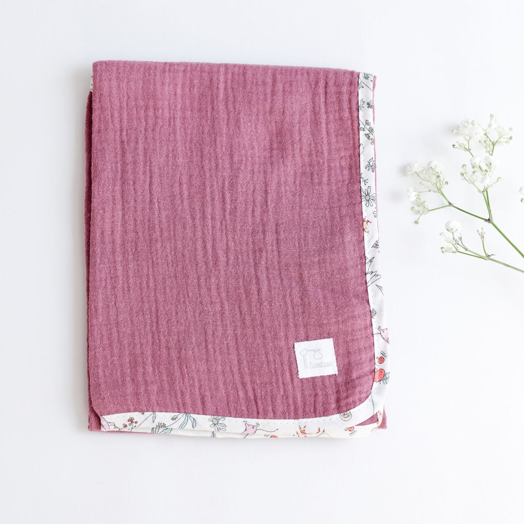 Muselina Liberty Animales Malva