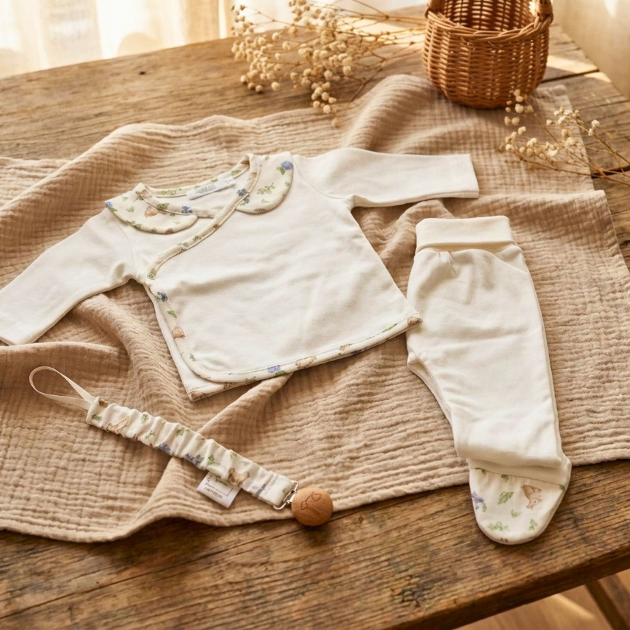 Pacifier clip Lapin